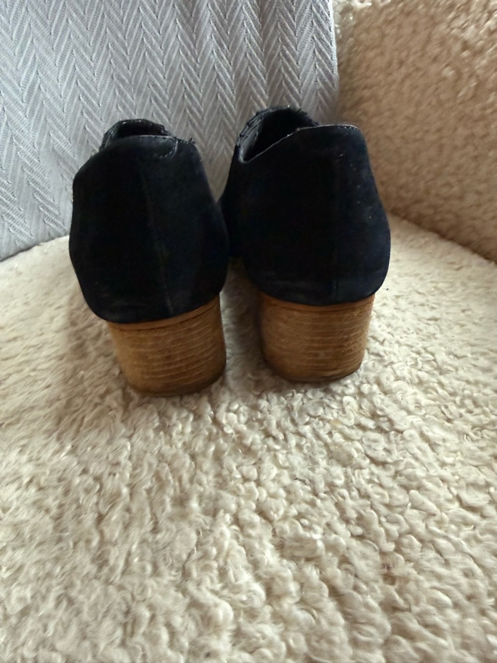 Jeffrey Campbell Black Suede Pointed Ankle Booties - Picture 3 of 7